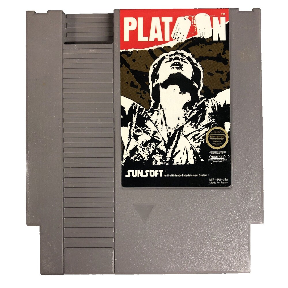 Platoon (Nintendo Entertainment System, 1988) NES Loose Cart only Tested